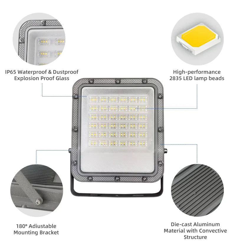 Aluminum LED Floodlight 50-200W IP65