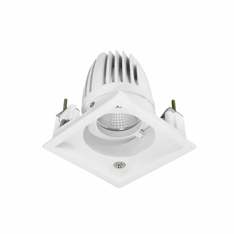 Adjustable Recessed Aluminum COB LED Downlight Black 5-24W