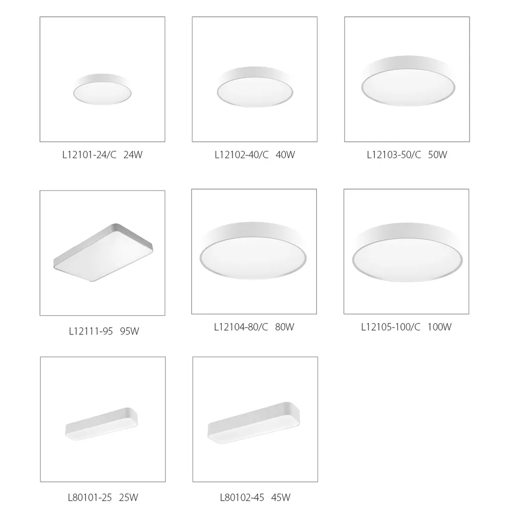 Aluminum LED Panel Light 12-18W IP20