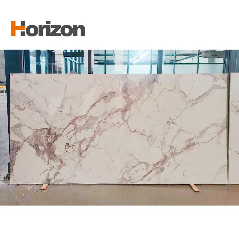 3D-Printed Calacatta Engineered Quartz Slab