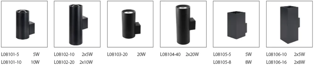 Aluminum LED Wall Light 5-10/20W