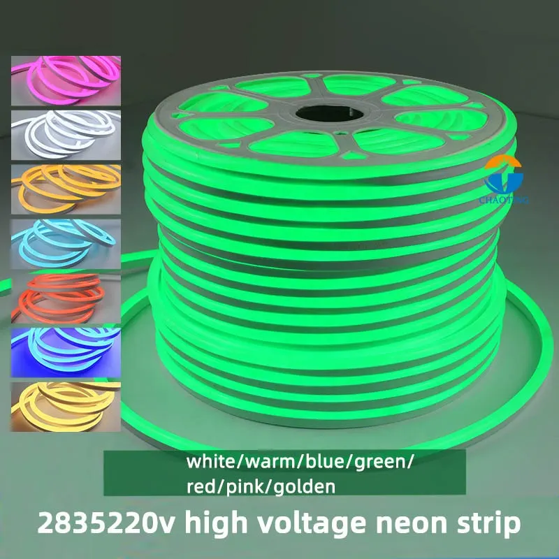 Flexible RGB LED Neon Strip Light 220V
