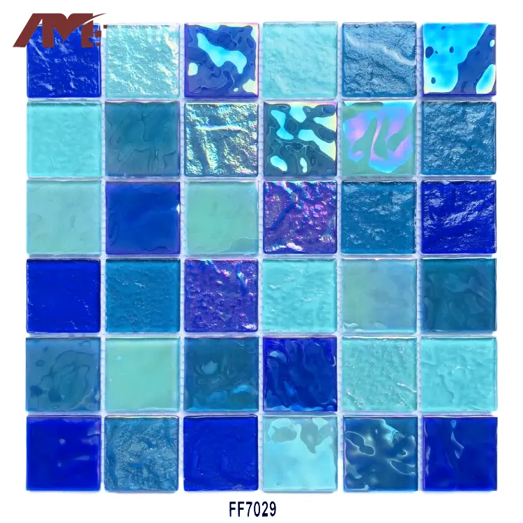 Blue Glass Mosaic Tile 300x300mm