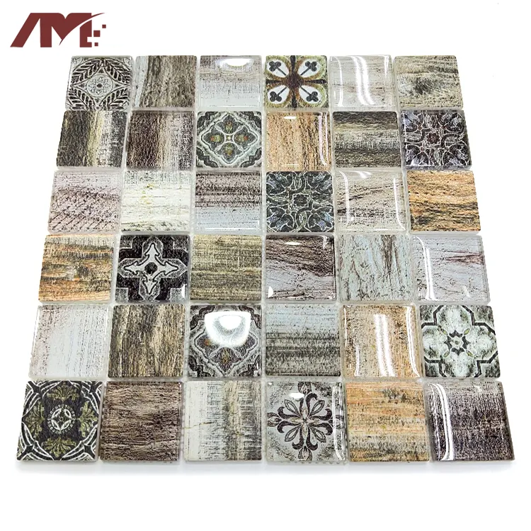 Glass Mosaic Tile 297x297x7mm