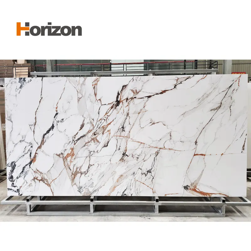 Black/Gold Sintered Stone Slab 1600x3200mm
