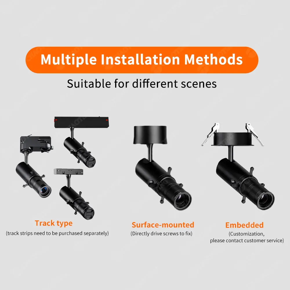 Adjustable Aluminum Magnetic LED Track Spotlight 10/30W