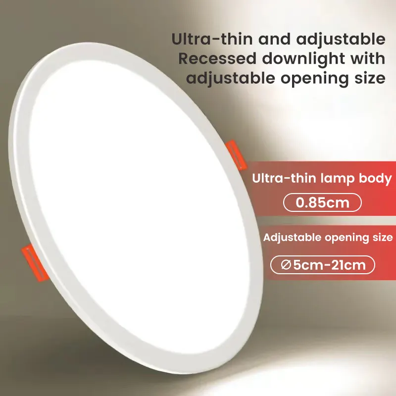 Adjustable Recessed LED Panel Light For Indoor Lighting