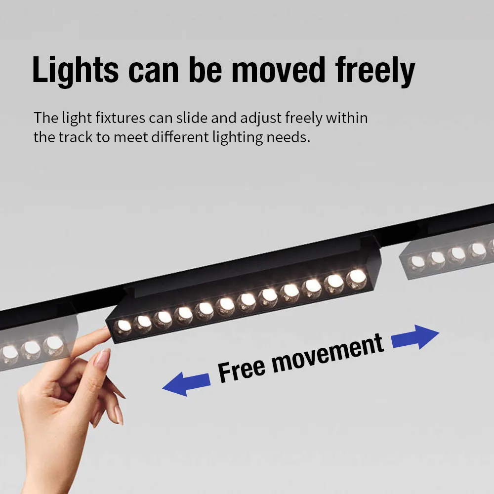 48V Smart Dimmable Magnetic LED Track Spotlight