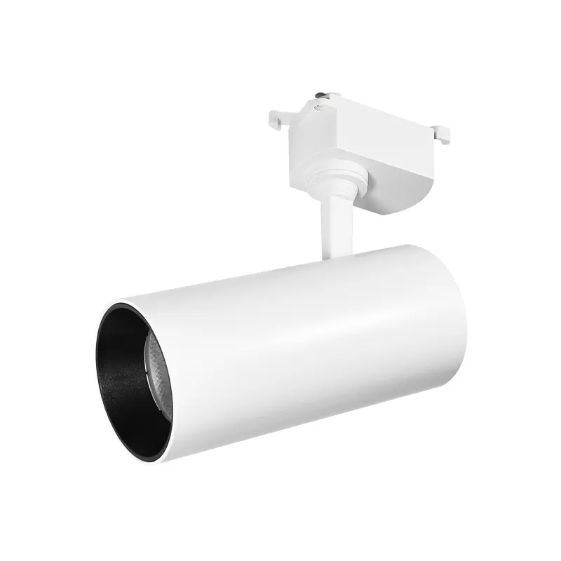 Adjustable Aluminum COB LED Track Spotlight 10-30W for 2-Wire Track