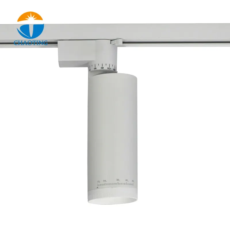Adjustable Aluminum COB LED Track Spotlight 10-40W