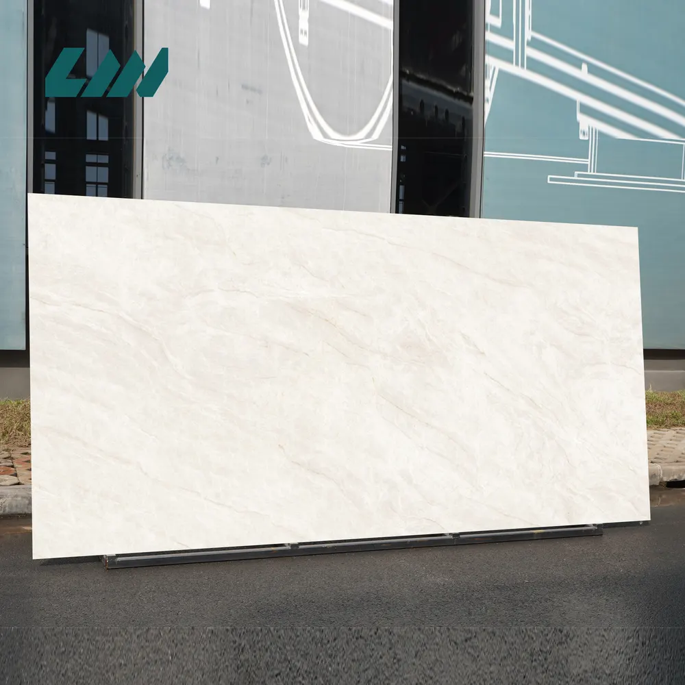 3D-Printed White Engineered Quartz Slab 3200x1600mm