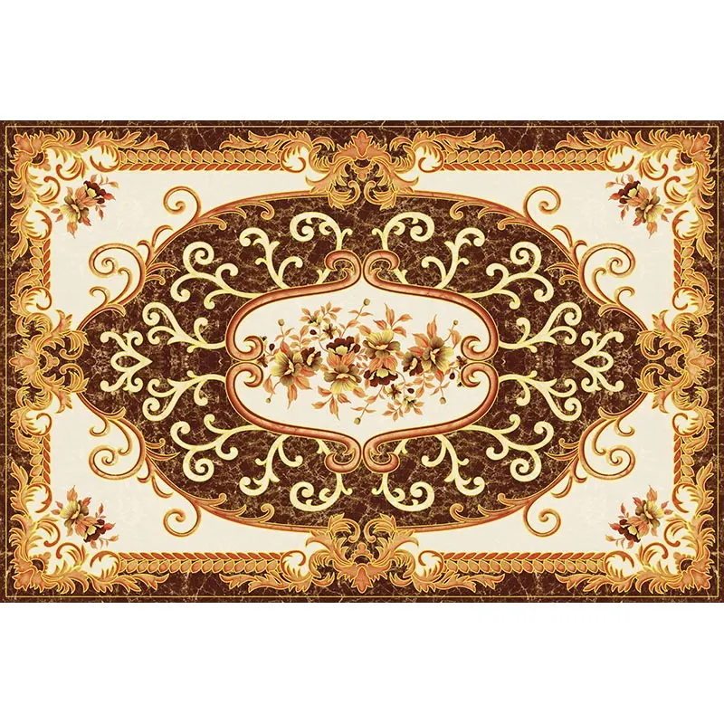Floral Carpet-Look Ceramic Floor Tile 600x600mm