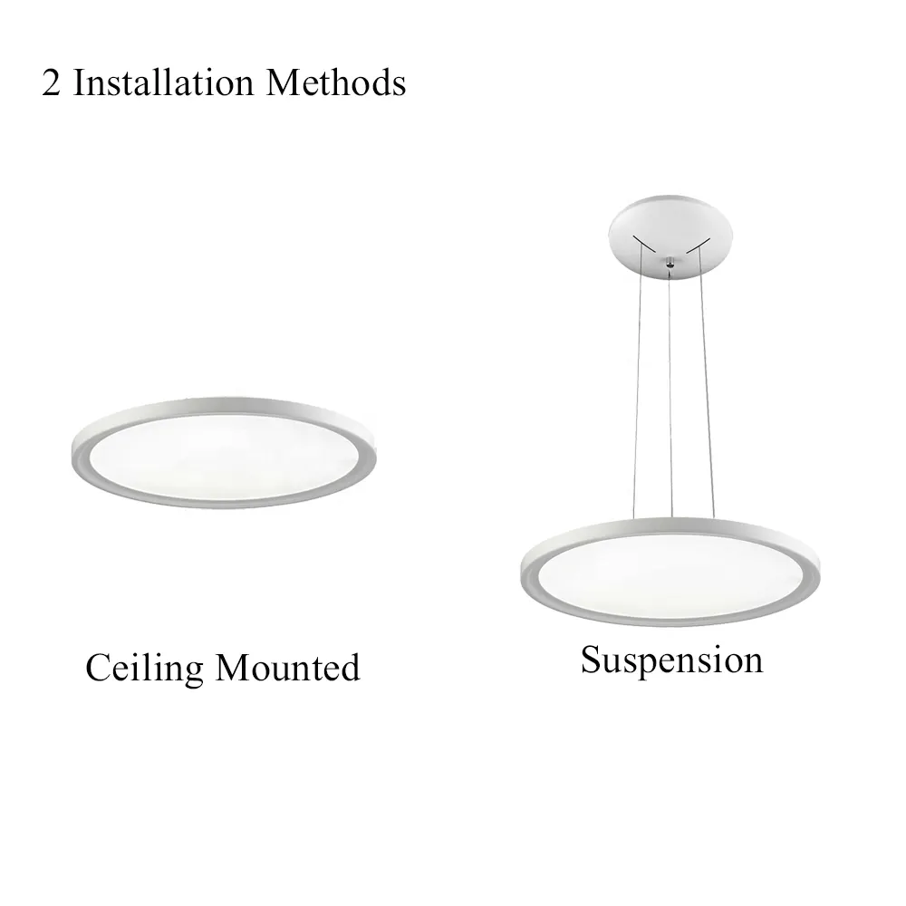 Adjustable Slim Dimmable Round LED Panel Light 24/40W