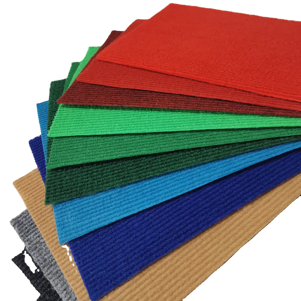 Needle-Punched Red Polyester Carpet Roll 2-6mm Thick