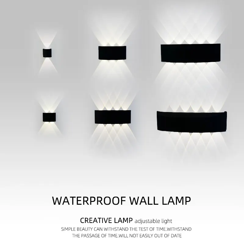 Aluminum LED Wall Light 2-12W IP65