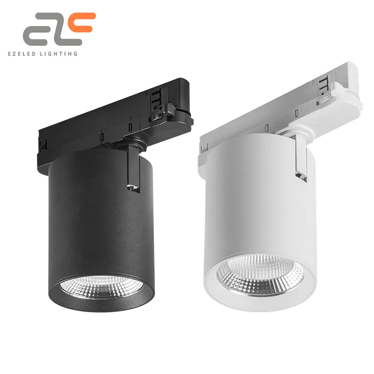Adjustable Aluminum COB LED Track Spotlight 30-45W
