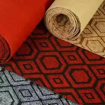 Jacquard Red Polyester Exhibition And Event Carpet 3-10mm Thick
