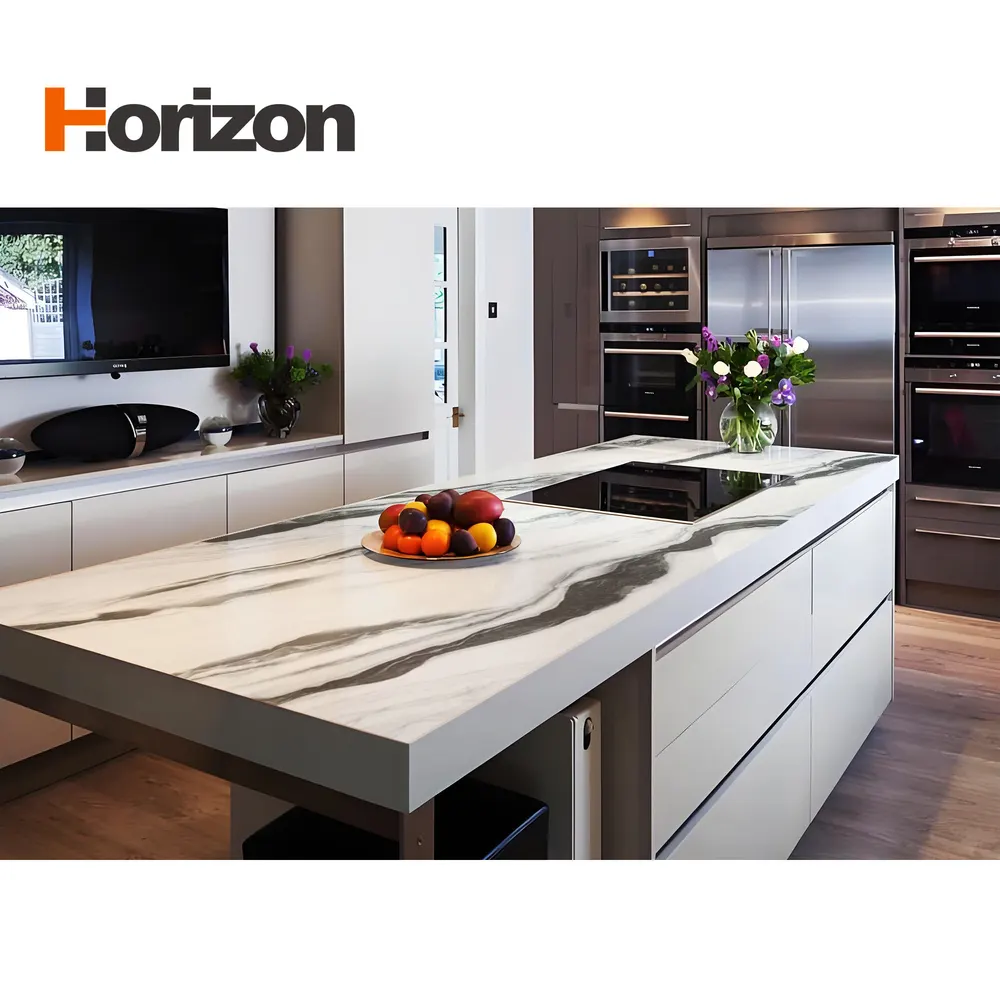 3D-Printed Marble-Look Engineered Quartz Slab