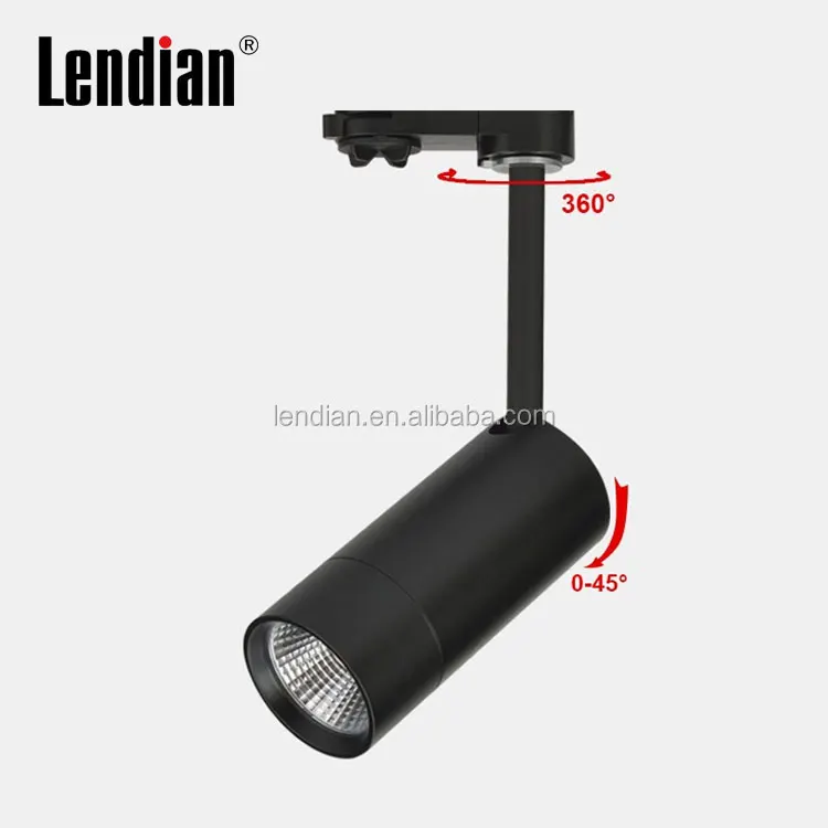 Adjustable Aluminum LED Track Spotlight 25W 2700K/3000K/5000K