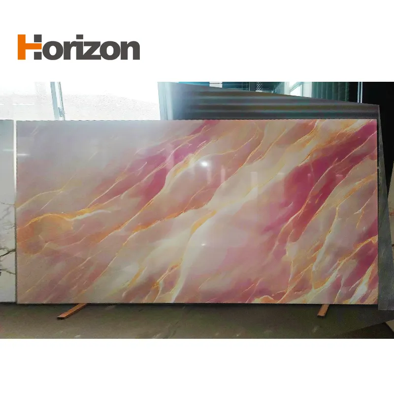 3D-Printed Calacatta Engineered Quartz Slab