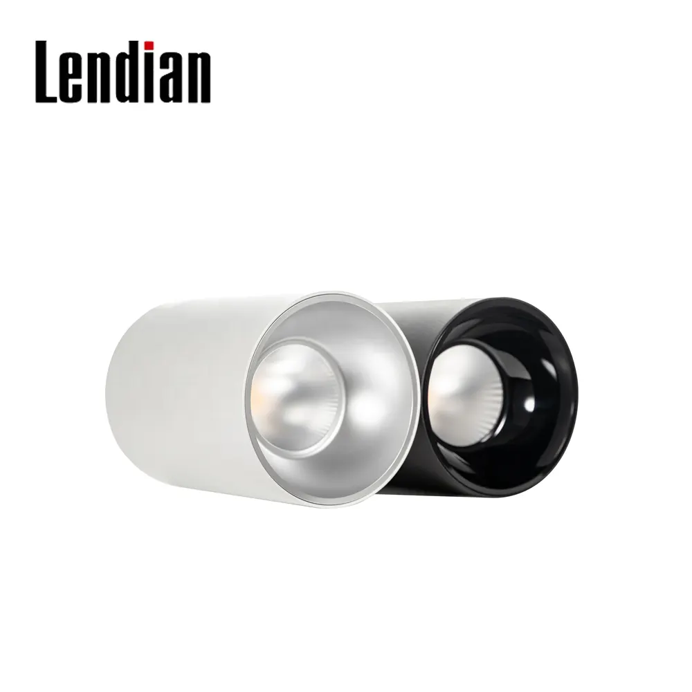 Anti-Glare Dimmable Square LED Ceiling Light Black/White 15-40W IP65