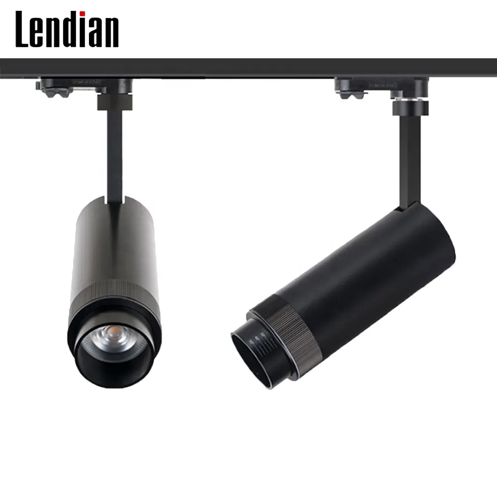 Adjustable Aluminum COB LED Track Spotlight 15-30W