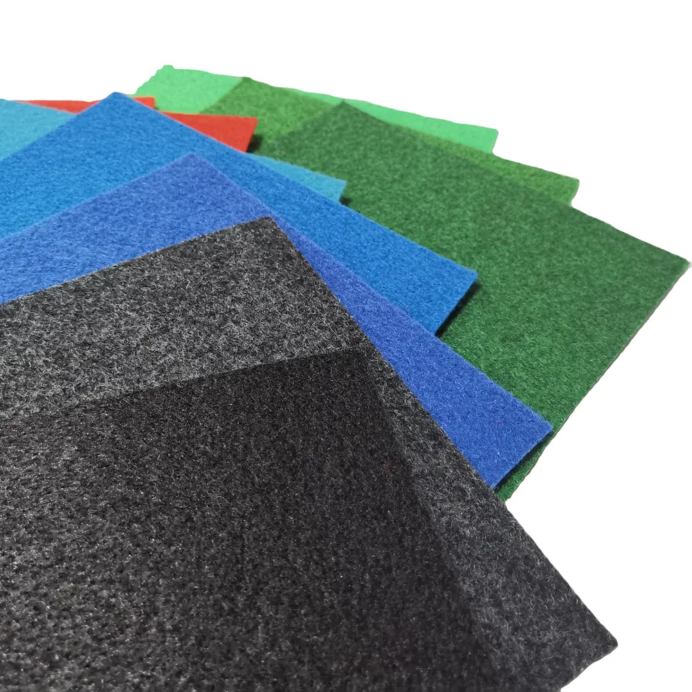 Gray Polyester Floor Carpet 1-4mm Thick With Latex Backing
