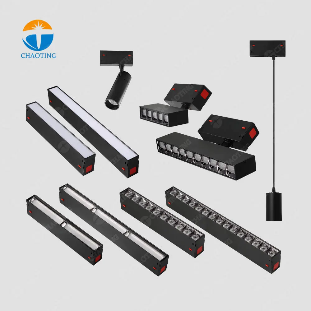 Adjustable Recessed Aluminum LED Track Spotlight 7-30W 2700K/3000K/5000K