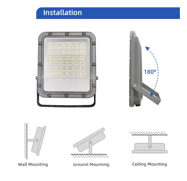 Aluminum LED Floodlight 50-200W IP65
