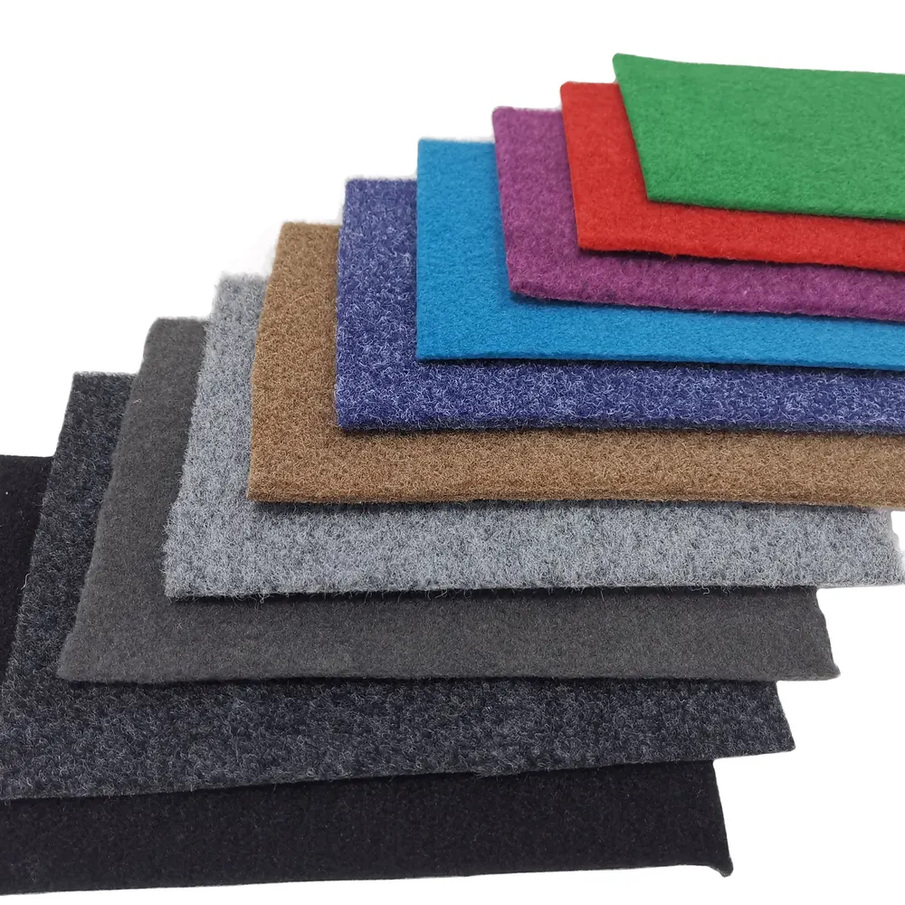 Green Polyester Exhibition And Event Carpet 4-8mm Thick