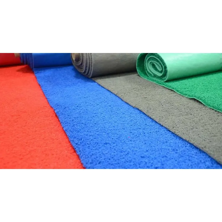 Loop-Pile PVC Coil Floor Mat With PVC Backing