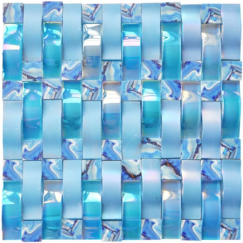Glass Mosaic Tile 15x15mm