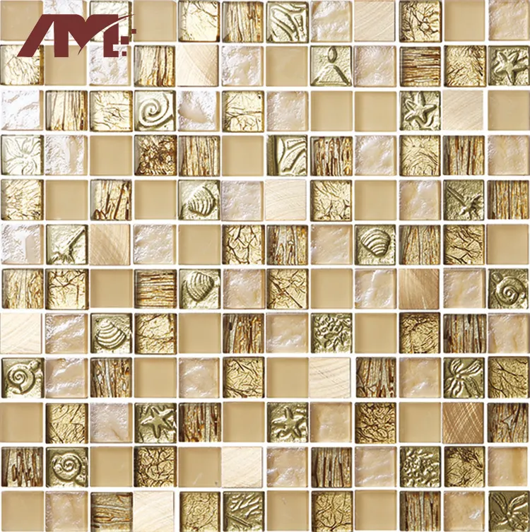 Brown Glass Mosaic Tile 300x300mm