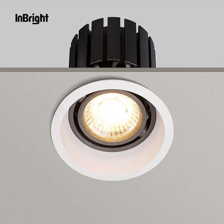 Adjustable Dimmable Recessed COB LED Downlight 7-30W