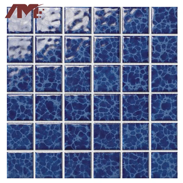 Blue Porcelain Mosaic Tile 600x600mm