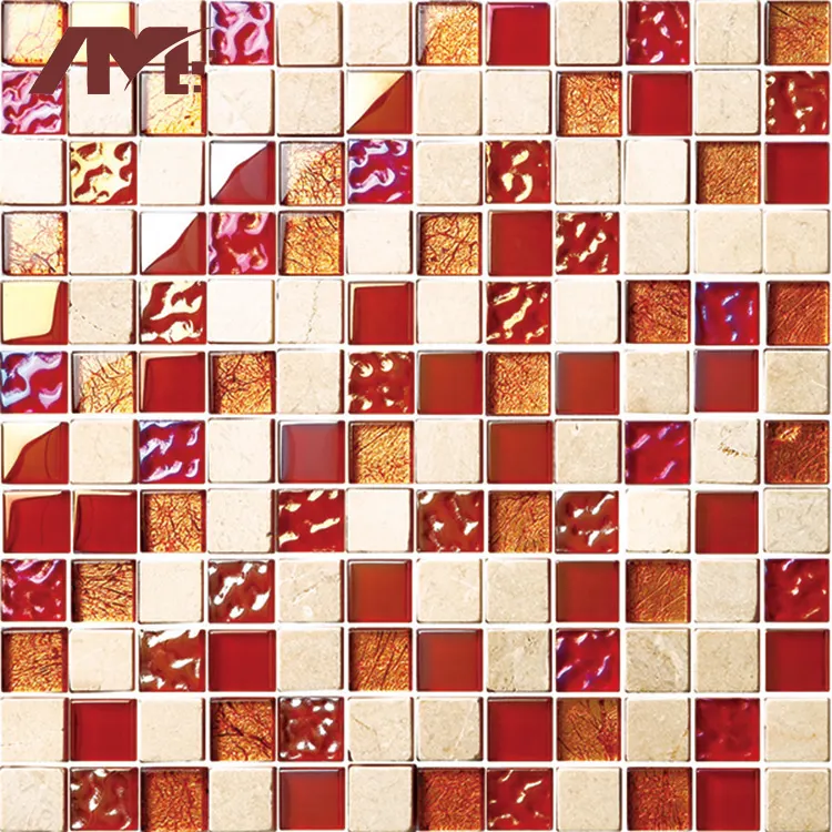 Brown Glass Mosaic Tile 300x300mm