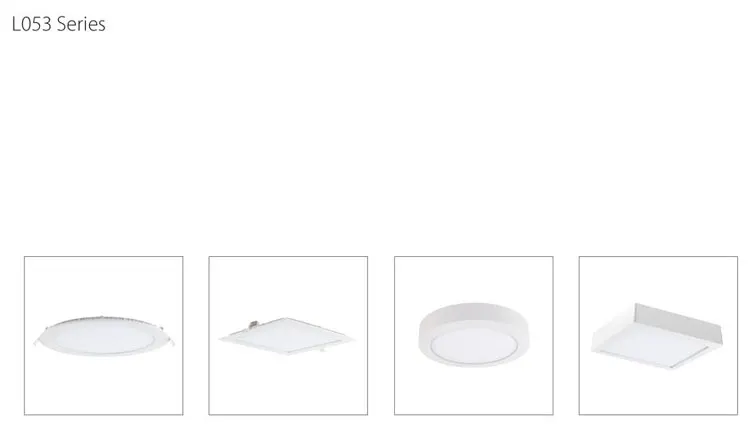 Aluminum LED Panel Light 12-18W IP20