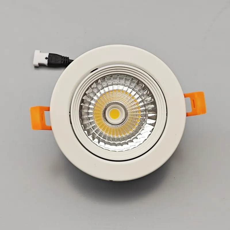 Adjustable Dimmable Recessed COB LED Downlight 5/15W 4in