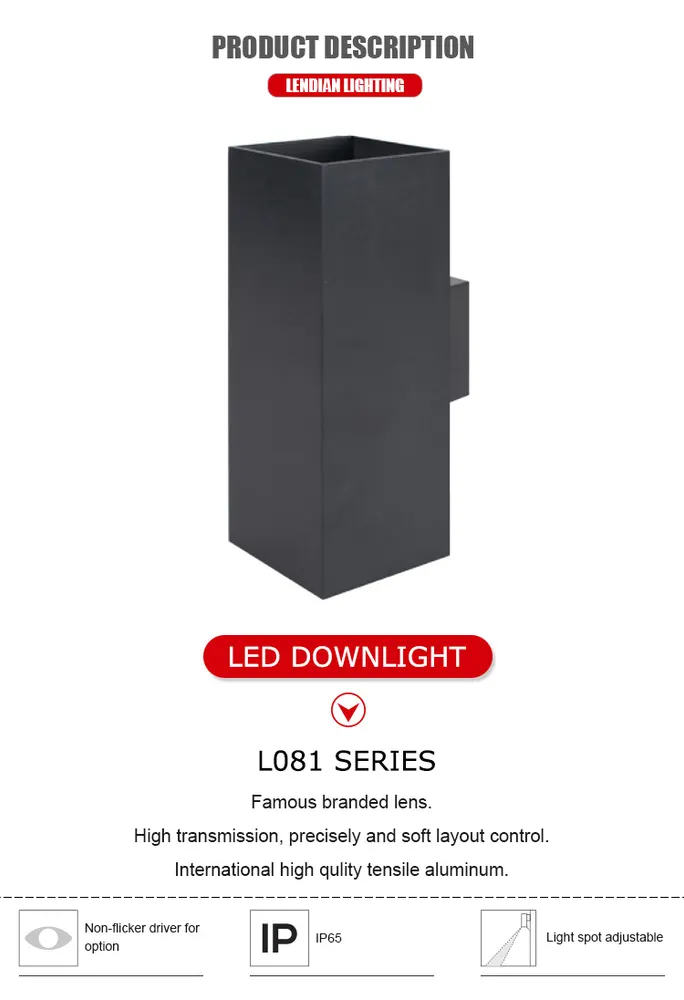 Aluminum LED Wall Light 5-10/20W
