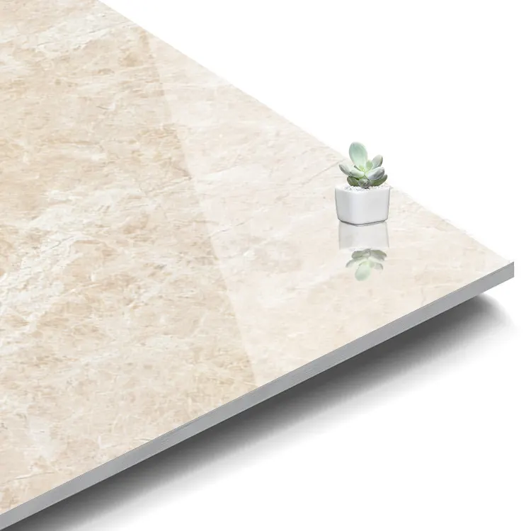 Calacatta Beige Polished Porcelain Wall And Floor Tile 1500x750mm