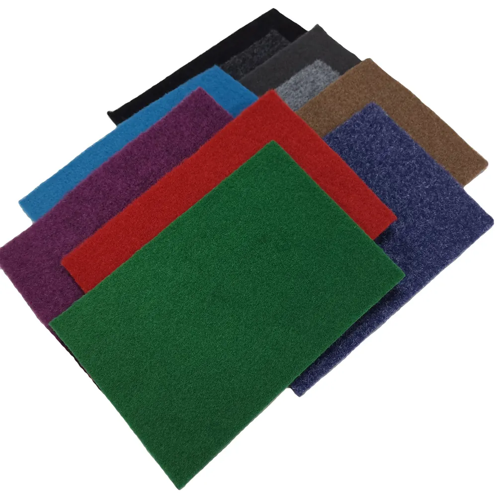 Green Polyester Exhibition And Event Carpet 4-8mm Thick