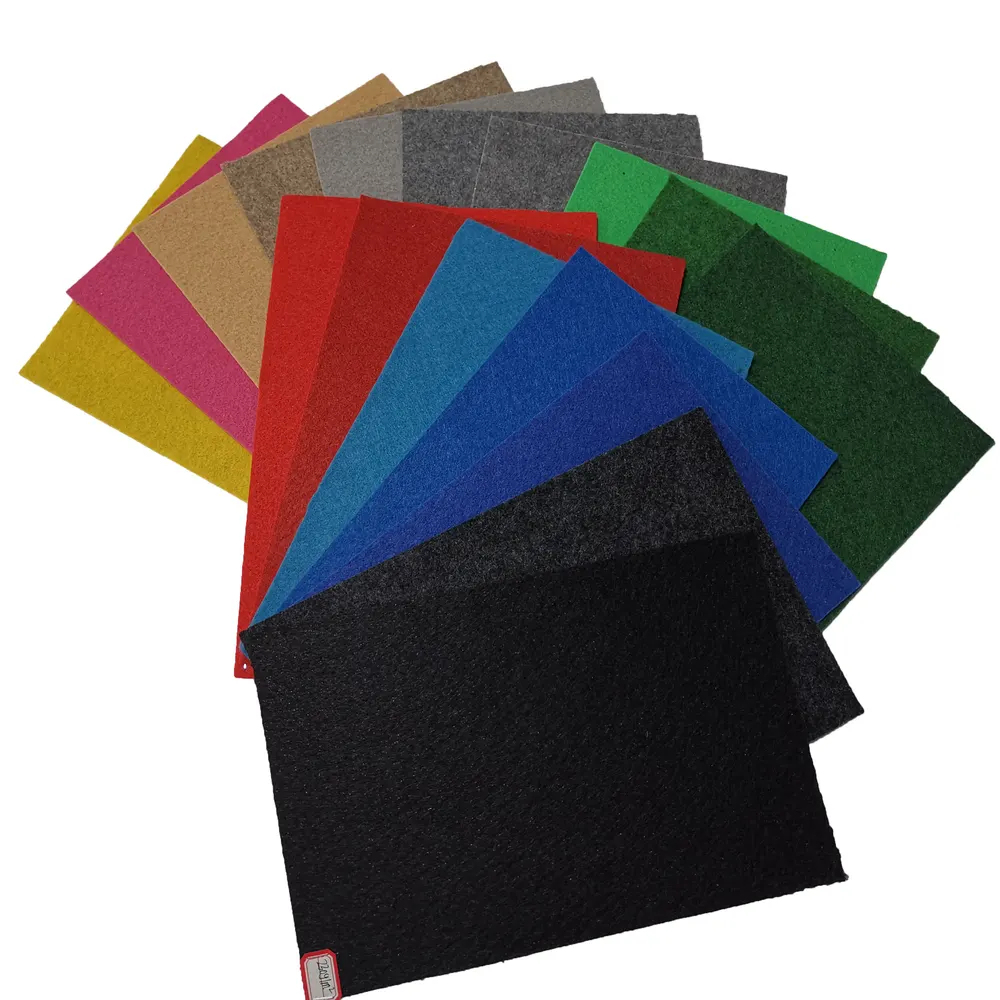 Needle-Punched Red Polyester Exhibition And Event Carpet