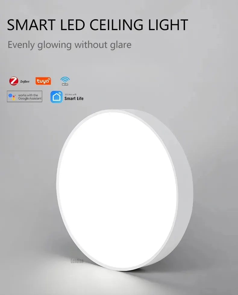 Adjustable Aluminum LED Ceiling Light White 24-100W