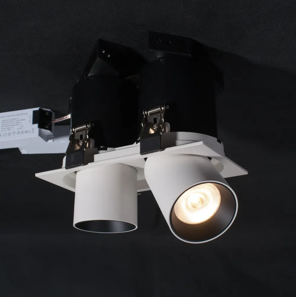 Adjustable Dimmable Aluminum LED Downlight 15-50W