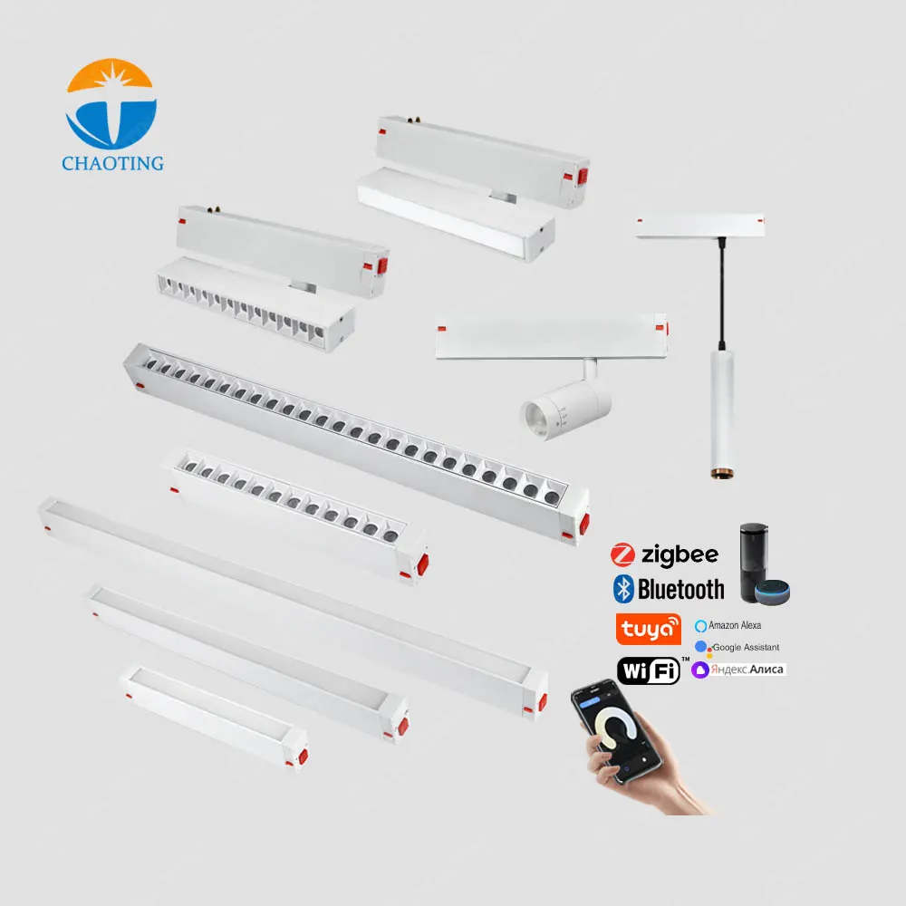 Adjustable Aluminum Magnetic COB LED Track Spotlight 12/20W