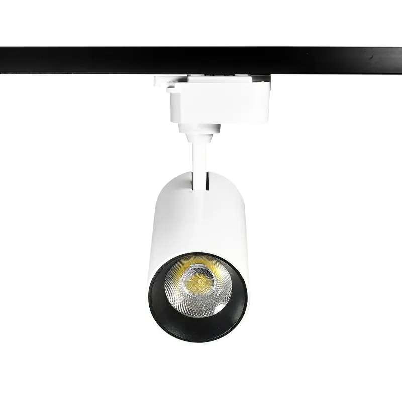 Adjustable Aluminum COB LED Track Spotlight 10-30W for 2-Wire Track