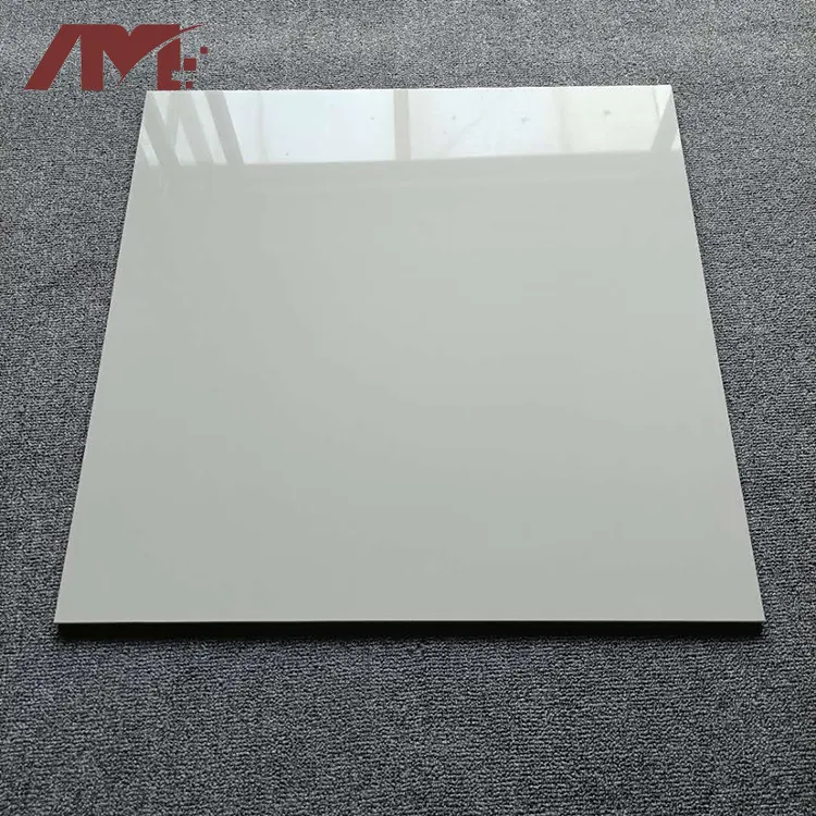 Black/White Glossy Porcelain Floor Tile 600x600mm