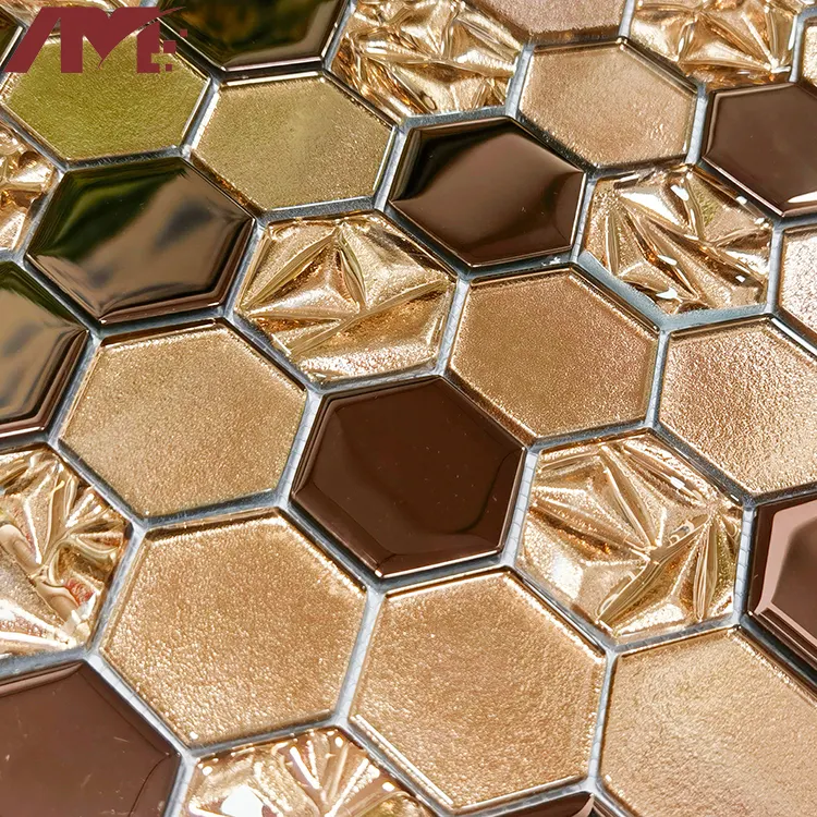 Brown Glass Mosaic Tile 300x300mm