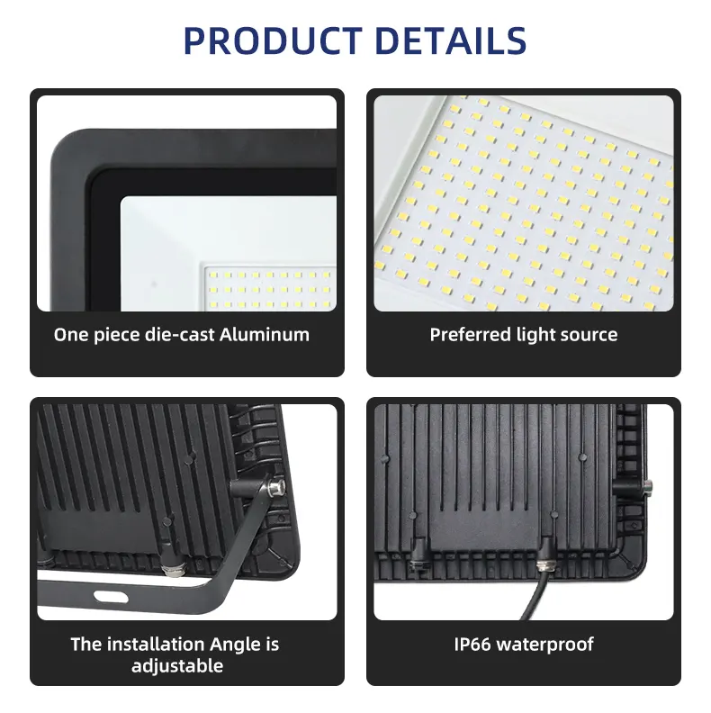 Aluminum LED Floodlight 100/500W 220V IP66