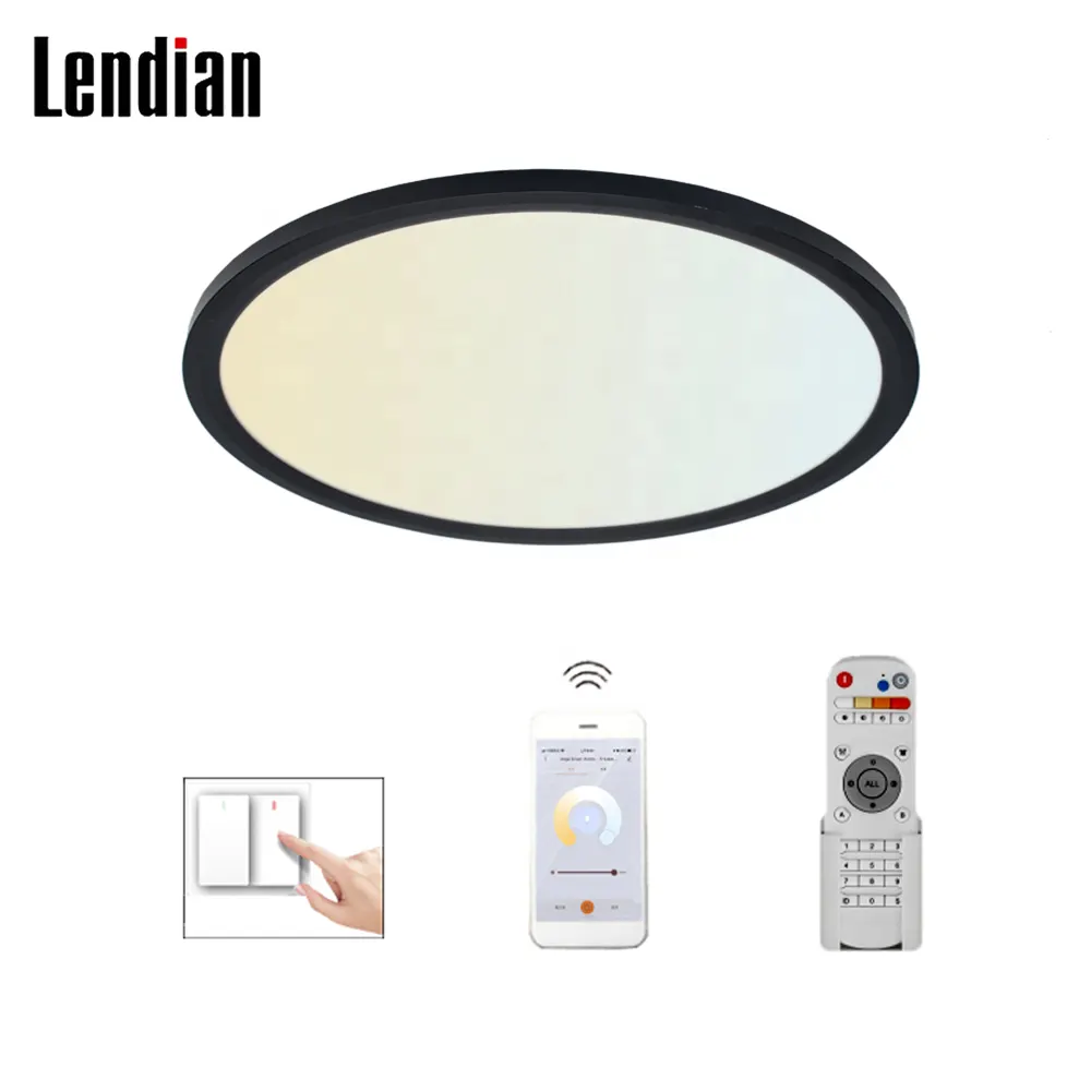 Adjustable Round Aluminum LED Panel Light 40W 6000K